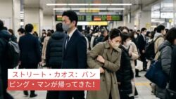 “ぶつかり男”が再び話題、街で何が起きているのか